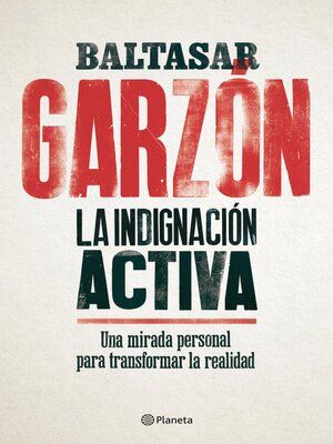 cover image of La indignación activa